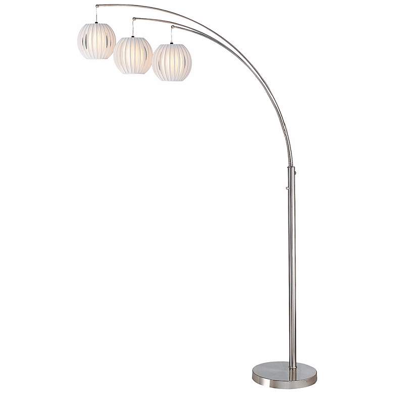 Image 2 Lite Source Deion 93" High 3-Light Modern Hanging Arc Floor Lamp