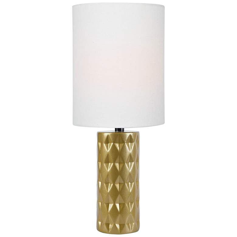 Image 1 Lite Source Delta 17" High Gold Ceramic Accent Table Lamp