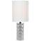 Lite Source Delta 17" High Silver Ceramic Accent Table Lamp