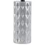 Lite Source Delta 17" High Silver Ceramic Accent Table Lamp