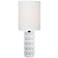 Lite Source Delta 17" High White Ceramic Accent Table Lamp