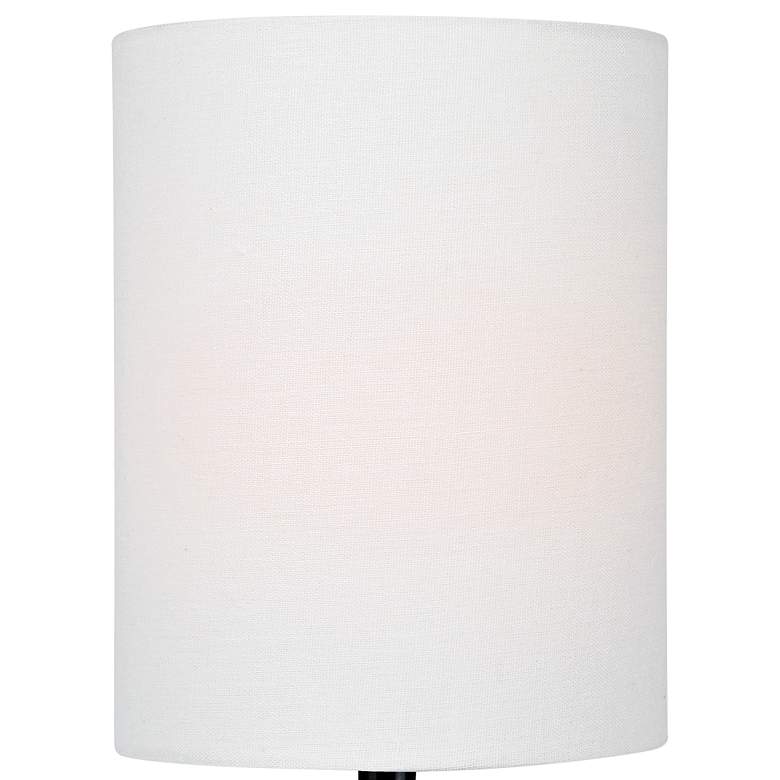 Image 3 Lite Source Delta 17 inch High White Ceramic Accent Table Lamp more views