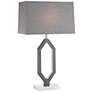 1_Lite Source Desmond 31" Charcoal Gray Table Lamp with LED Night Light