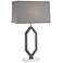 Lite Source Desmond 31" Charcoal Gray Table Lamp with LED Night Light