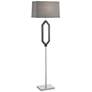 2_Lite Source Desmond 63 3/4" Charcoal Floor Lamp with LED Night Light