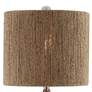 Lite Source Donnie Rusted White Ceramic Table Lamp