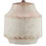 Lite Source Donnie Rusted White Ceramic Table Lamp