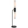 Lite Source Dulance LED Floor Lamp With Frosted Glass Shades