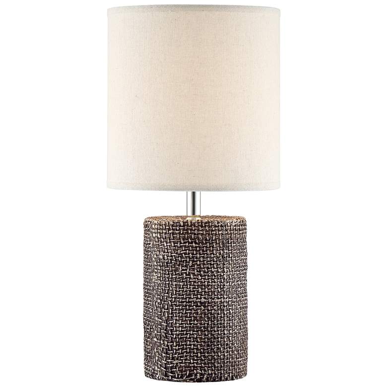 Image 1 Lite Source Dustin 17 3/4" High Dark Brown Accent Table Lamp