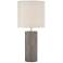 Lite Source Dustin 28 1/2" Dark Brown Ceramic Column Table Lamp