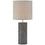 1_Lite Source Dustin 28 1/2" Gray Pedestal Ceramic Column Table Lamp