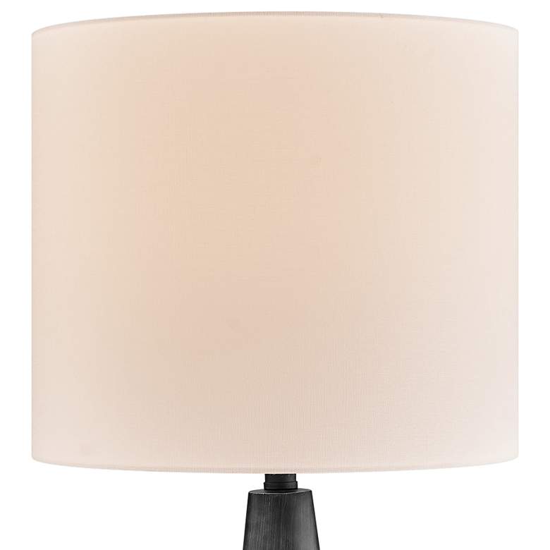 Image 3 Lite Source Dyre 31" High Black Concrete LED Outdoor Table Lamp more views