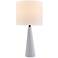 Lite Source Dyre 31" High Natural Concrete LED Outdoor Table Lamp