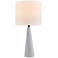 Lite Source Dyre 31" Natural Concrete LED Battery Powered Outdoor Lamp