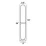 4_Lite Source Dysis 56" Gold LED USB and Wireless Charger Floor Lamp more views