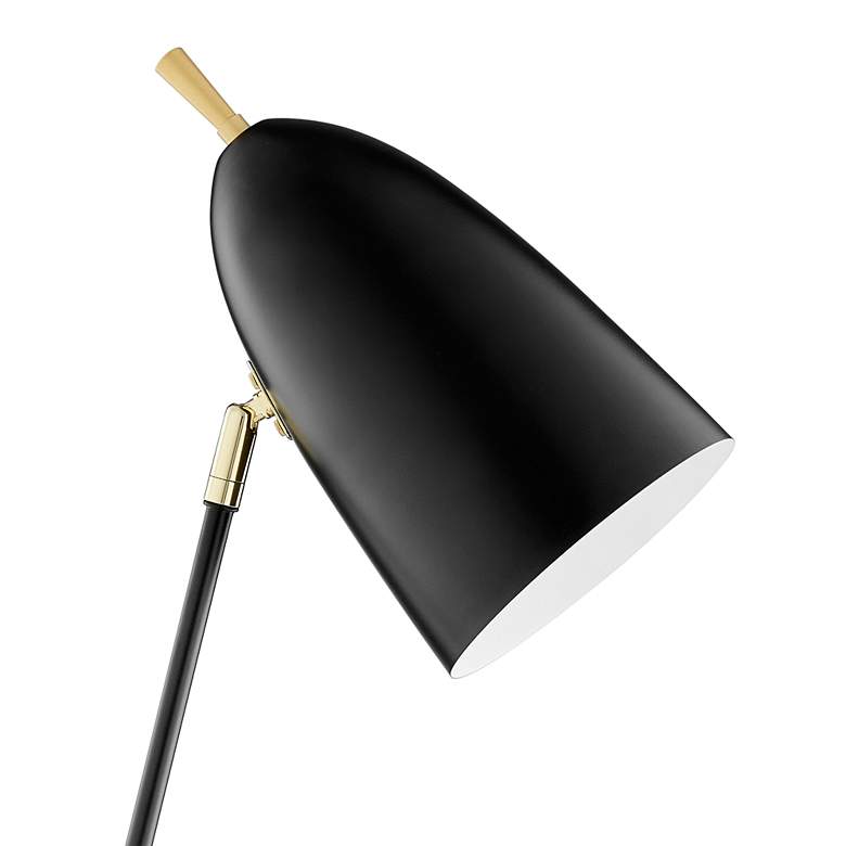 Image 3 Lite Source Edel 24" High Black Metal Modern Task Light Table Lamp more views