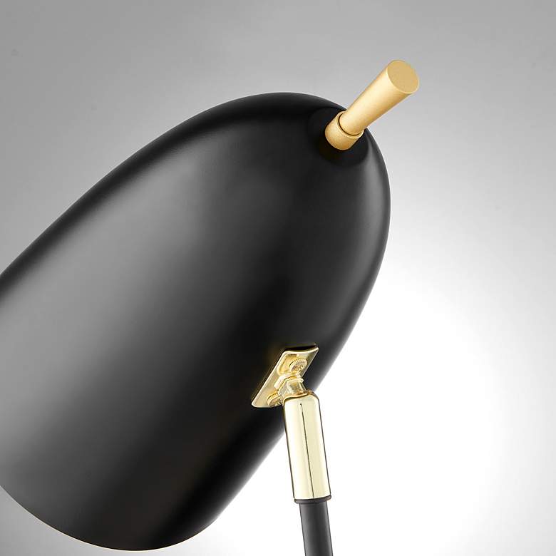 Image 5 Lite Source Edel 24" High Black Metal Modern Task Light Table Lamp more views