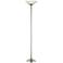 Lite Source Edith Brushed Nickel LED Torchiere Floor Lamp