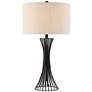 Lite Source Efton 30" High Matte Black Modern Metal Table Lamp