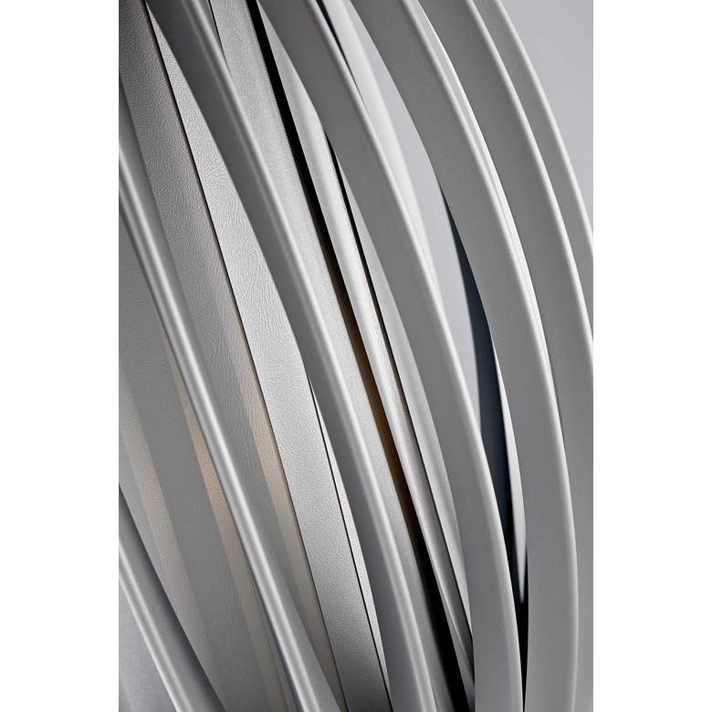 Image 2 Lite Source Egg 25" Satin Steel and Silver Modern Table Lamp more views