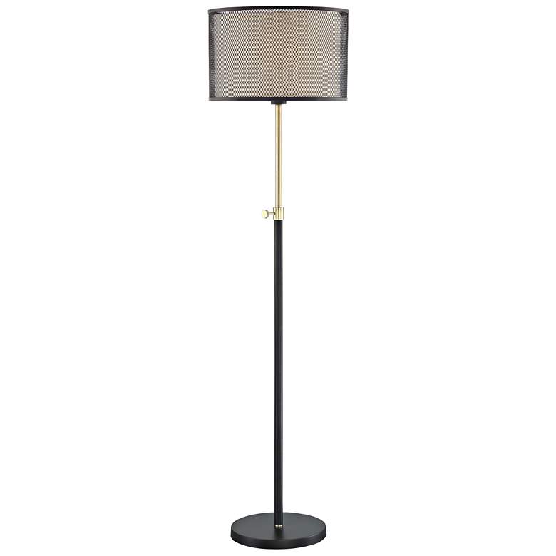 Image 2 Lite Source Elena 62 1/2 inch Coffee Metal Floor Lamp