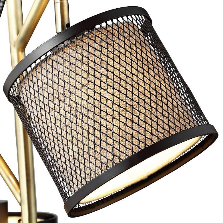 Image 3 Lite Source Elena 66 1/4" Coffee 3-Light Metal Floor Lamp more views