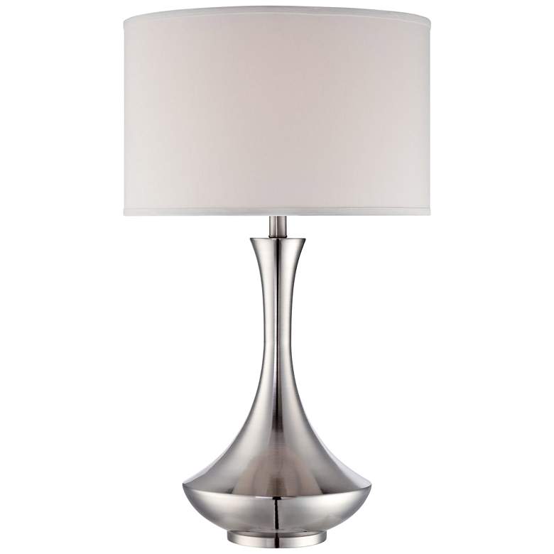 Image 2 Lite Source Elisio 29" Polished Steel Modern Genie Bottle Table Lamp