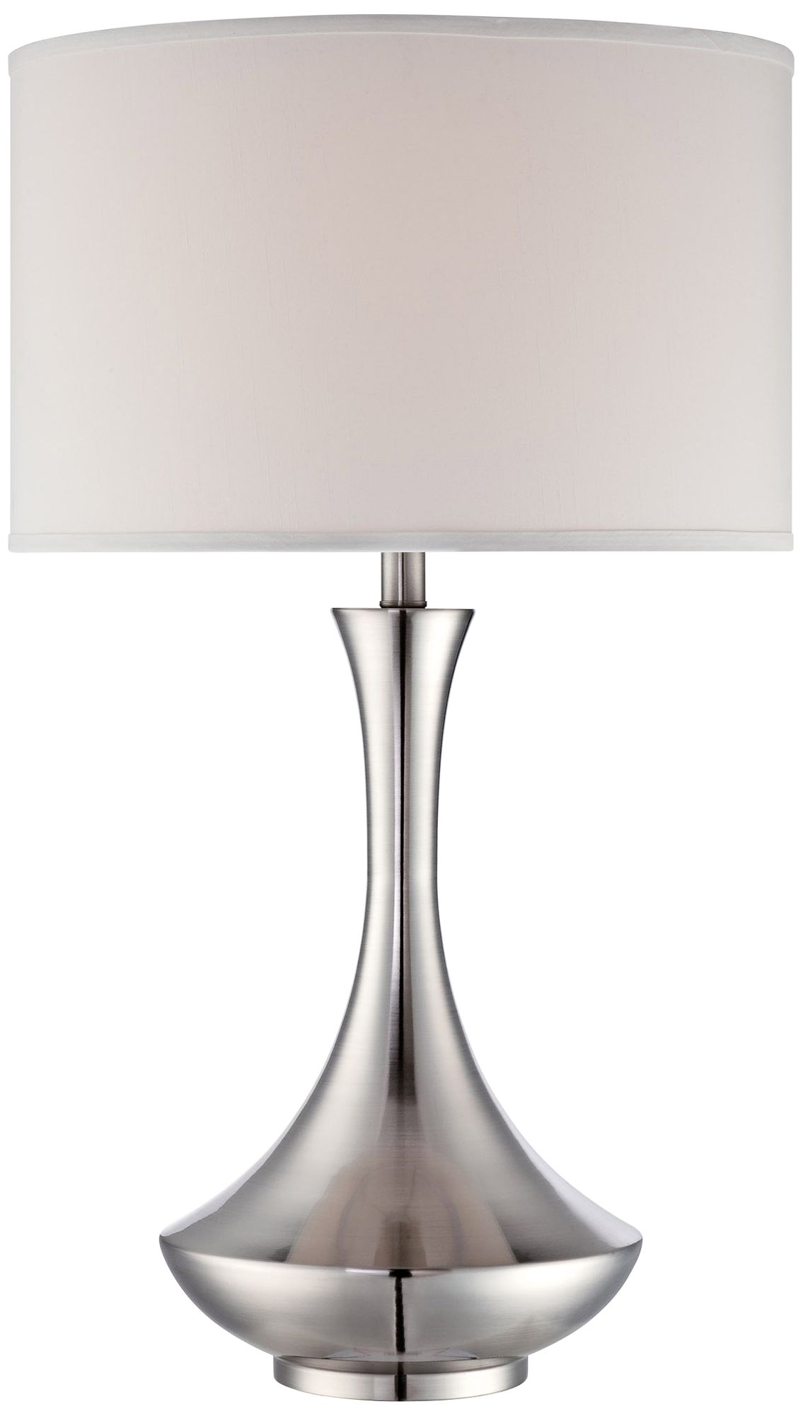 Lite Source Elisio Polished Steel Genie Bottle Table Lamp