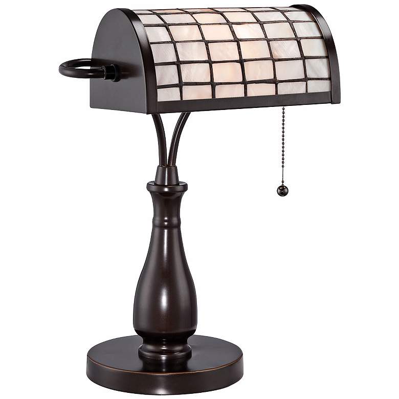 Image 1 Lite Source Emmly Shell Tiffany Style Desk Lamp