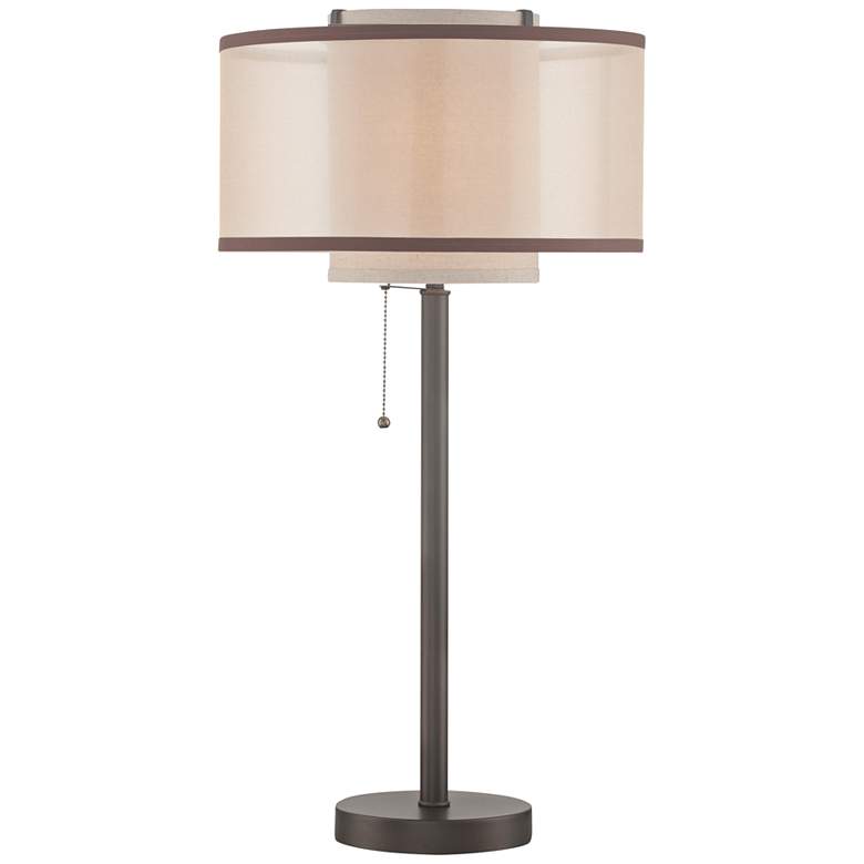 Image 1 Lite Source Fabrizio Dark Bronze Metal Table Lamp