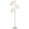 Lite Source Falan Brushed Nickel 3-Light Tree Floor Lamp
