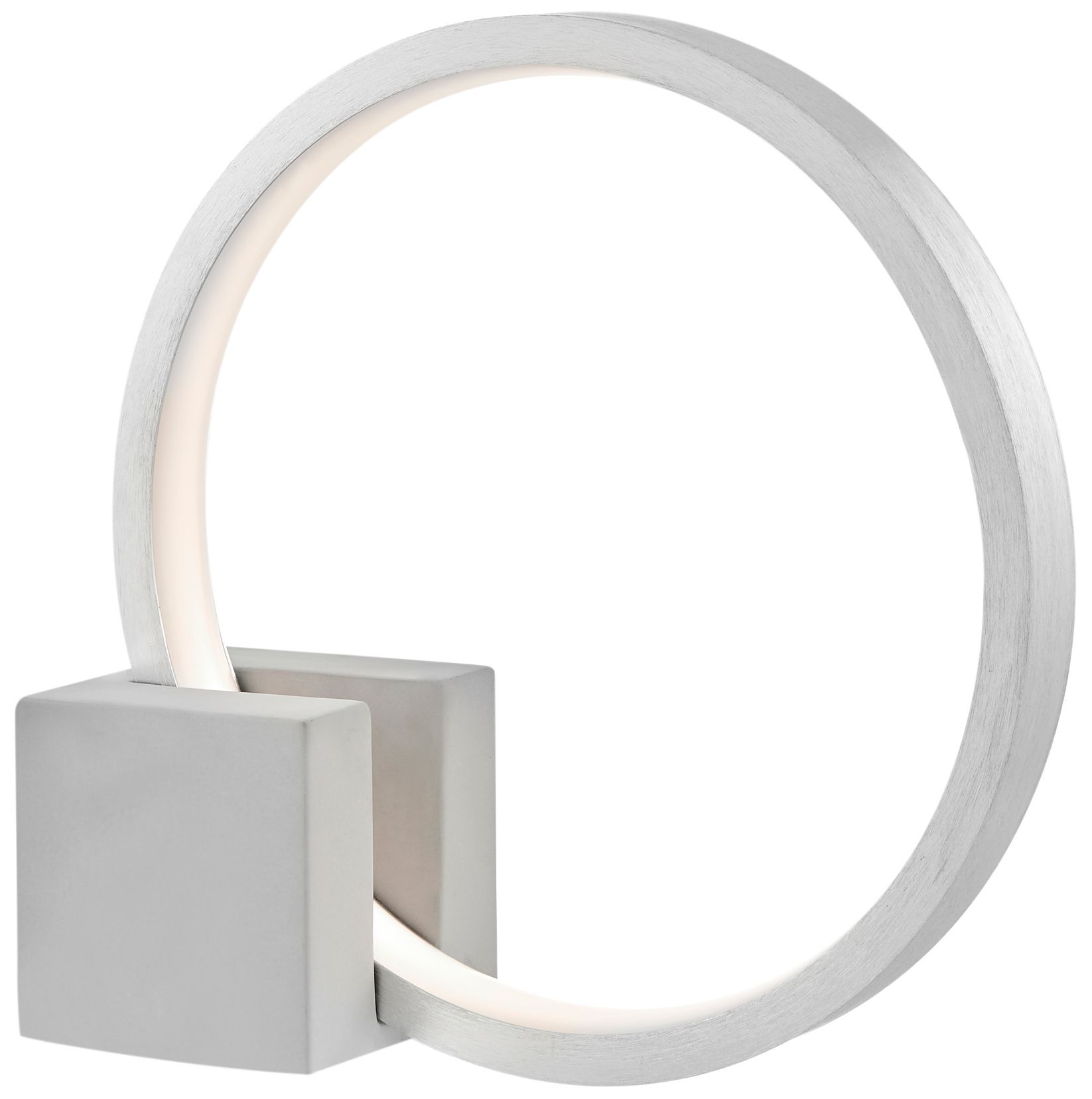 Image 2 Lite Source Fannie 12 1/4" High Aluminum Gray LED Accent Table Lamp