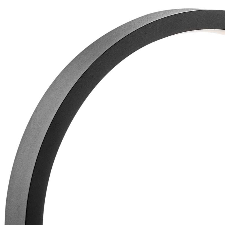 Image 3 Lite Source Fannie 12 1/4" High Black Gray Ring Modern LED Accent Lamp more views