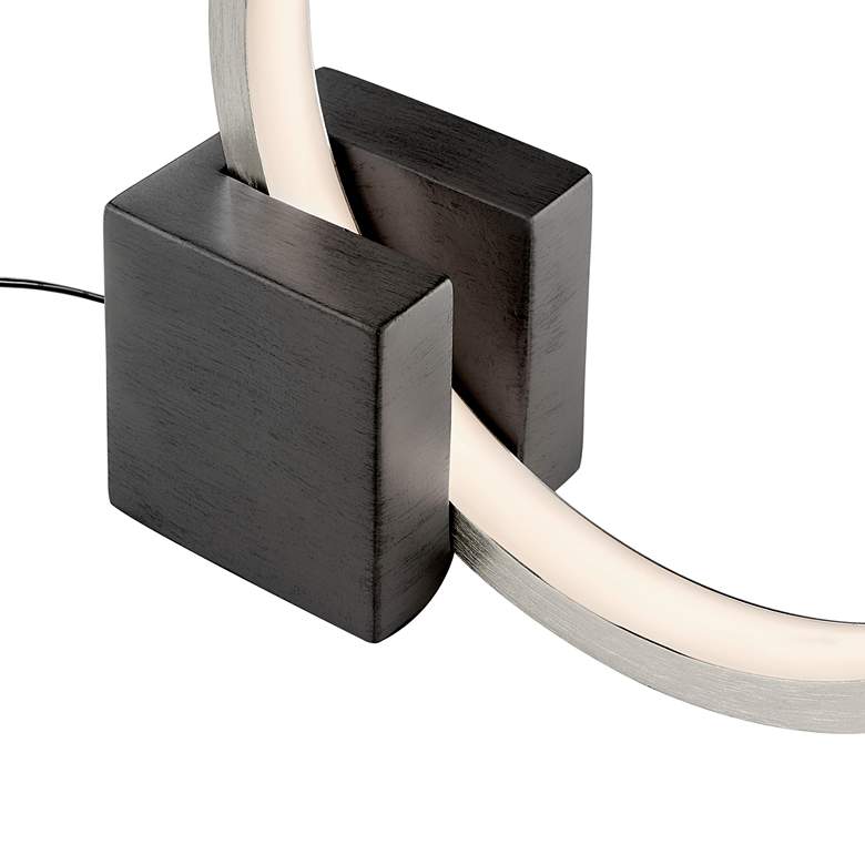 Image 5 Lite Source Fannie 12 1/4" Modern Ring LED Accent Table Lamp more views