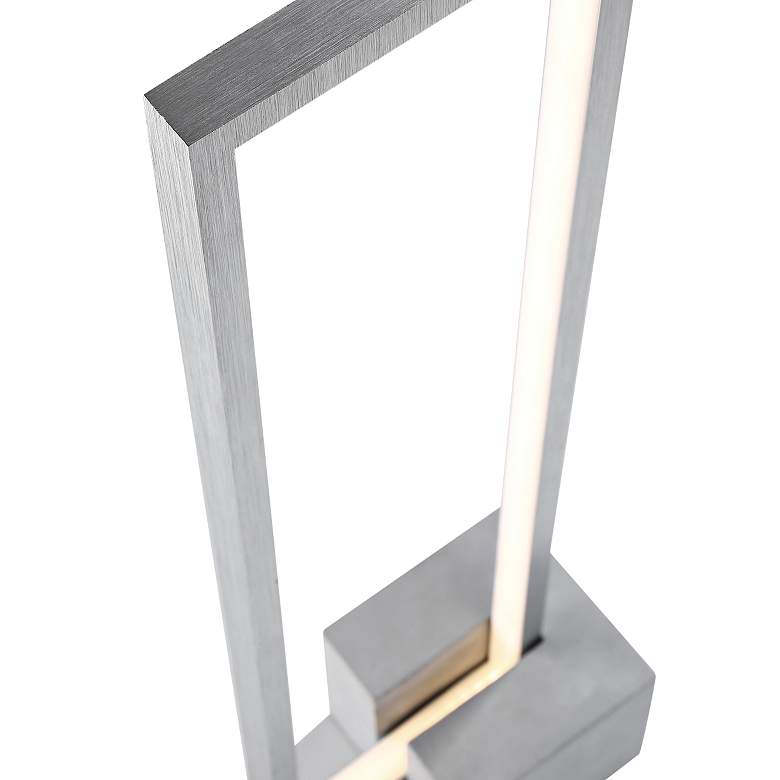 Image 2 Lite Source Fantica 25 1/4" Gray Cement Base Modern LED Table Lamp more views