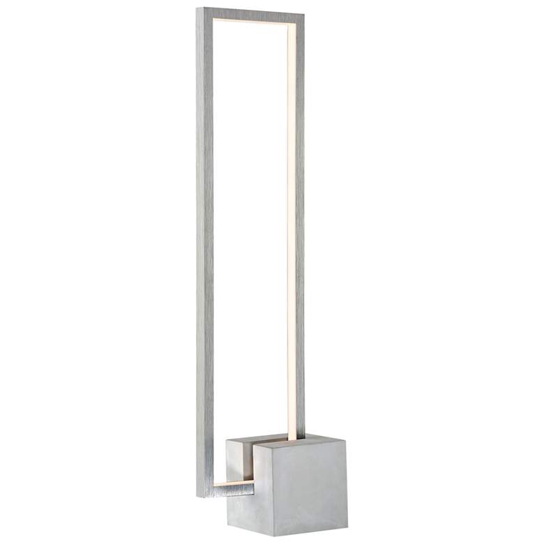 Image 1 Lite Source Fantica Gray Cement Base LED Table Lamp