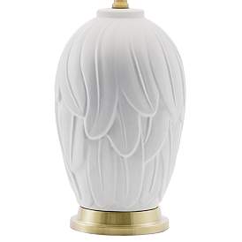 Image5 of Lite Source Farida White Ceramic Table Lamp more views