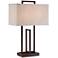 Lite Source Farren 26 1/2" 2-Outlet Dark Bronze Table Lamp