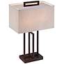 Lite Source Farren 26 1/2" 2-Outlet Dark Bronze Table Lamp