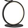 Lite Source Fedora 17 1/4" High Black LED Accent Table Lamp