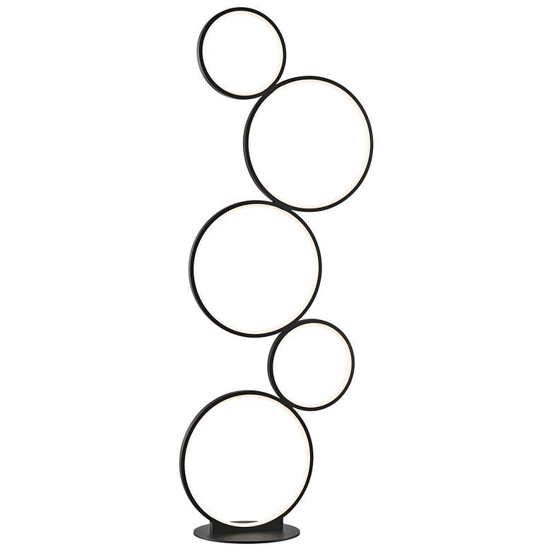 Image 2 Lite Source Fedora Black 5-Light LED Novelty Floor Lamp