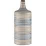 4_Lite Source Felicia 23" White and Blue Ceramic Table Lamps Set of 2 more views