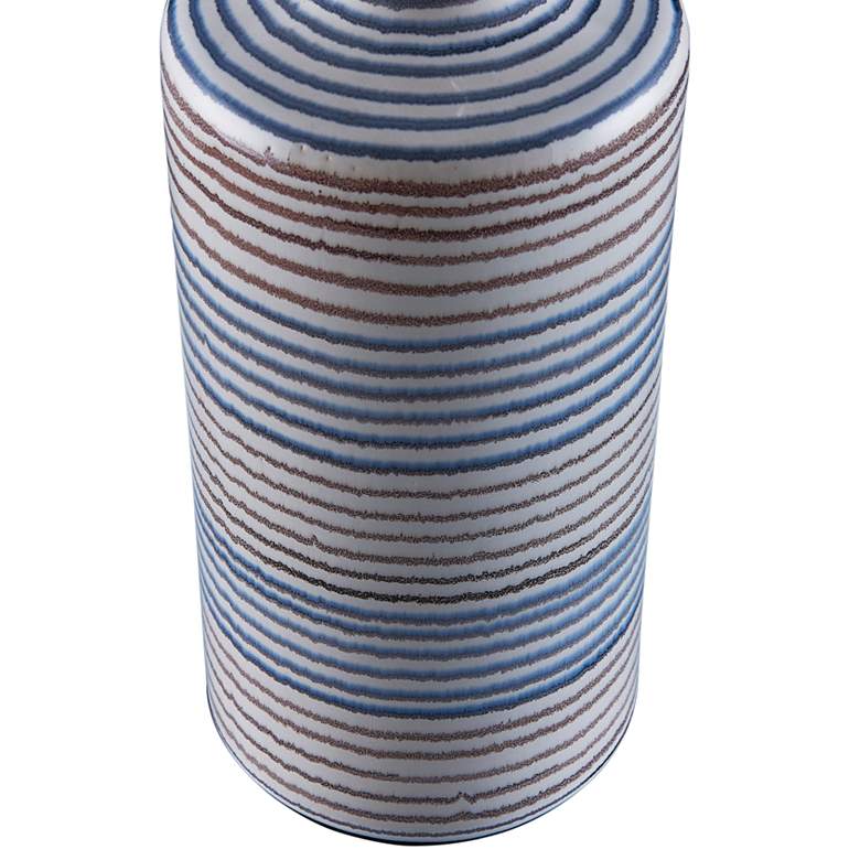 Image 5 Lite Source Felicia 23" White and Blue Ceramic Table Lamps Set of 2 more views