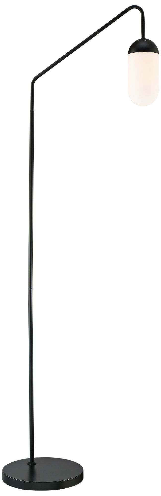 Lite Source Firefly Black Reading Floor Lamp