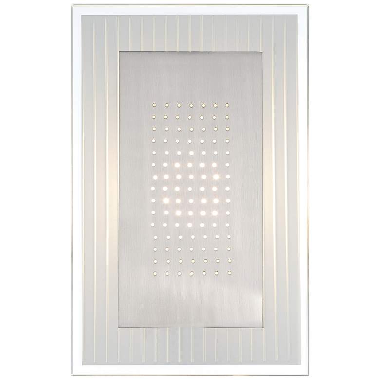 Image 1 Lite Source Flynn LED 12" High Steel Wall Sconce