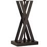 4_Lite Source Fonda 30" High Dark Bronze Outlet and USB Table Lamp more views