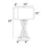 6_Lite Source Fonda 30" High Dark Bronze Outlet and USB Table Lamp more views