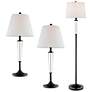 2_Lite Source Freida 3-Piece Lamp Set with Glass Accents