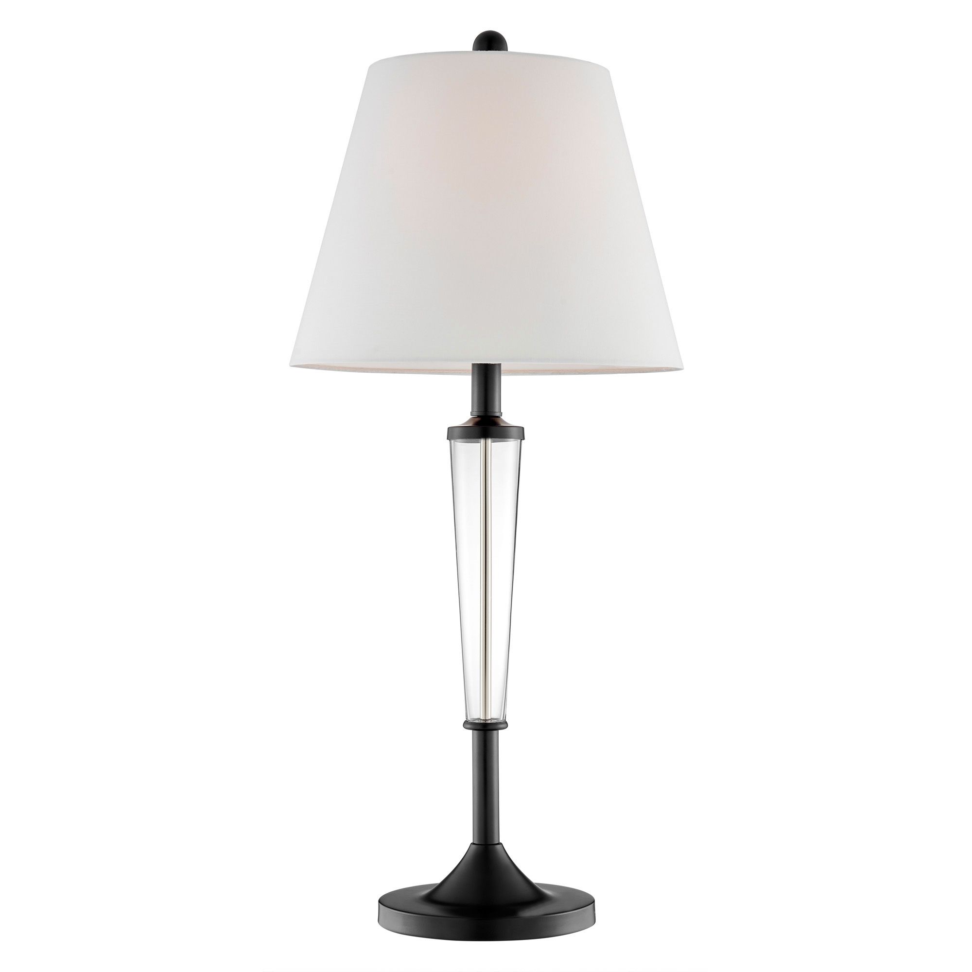 Image 5 Lite Source Freida 3-Piece Lamp Set with Glass Accents more views