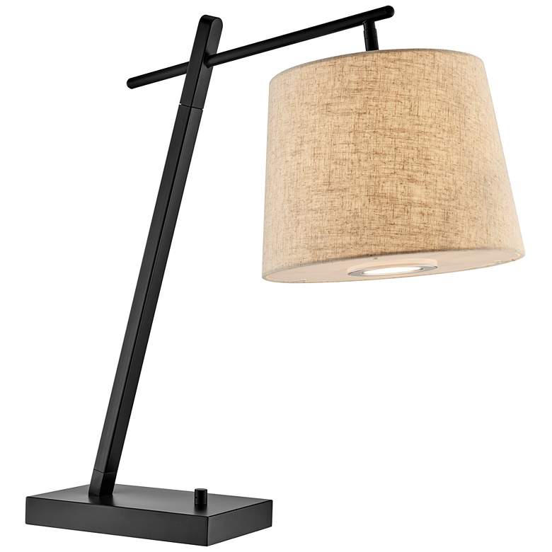 Image 1 Lite Source Gaines 26" High Black Table Lamp